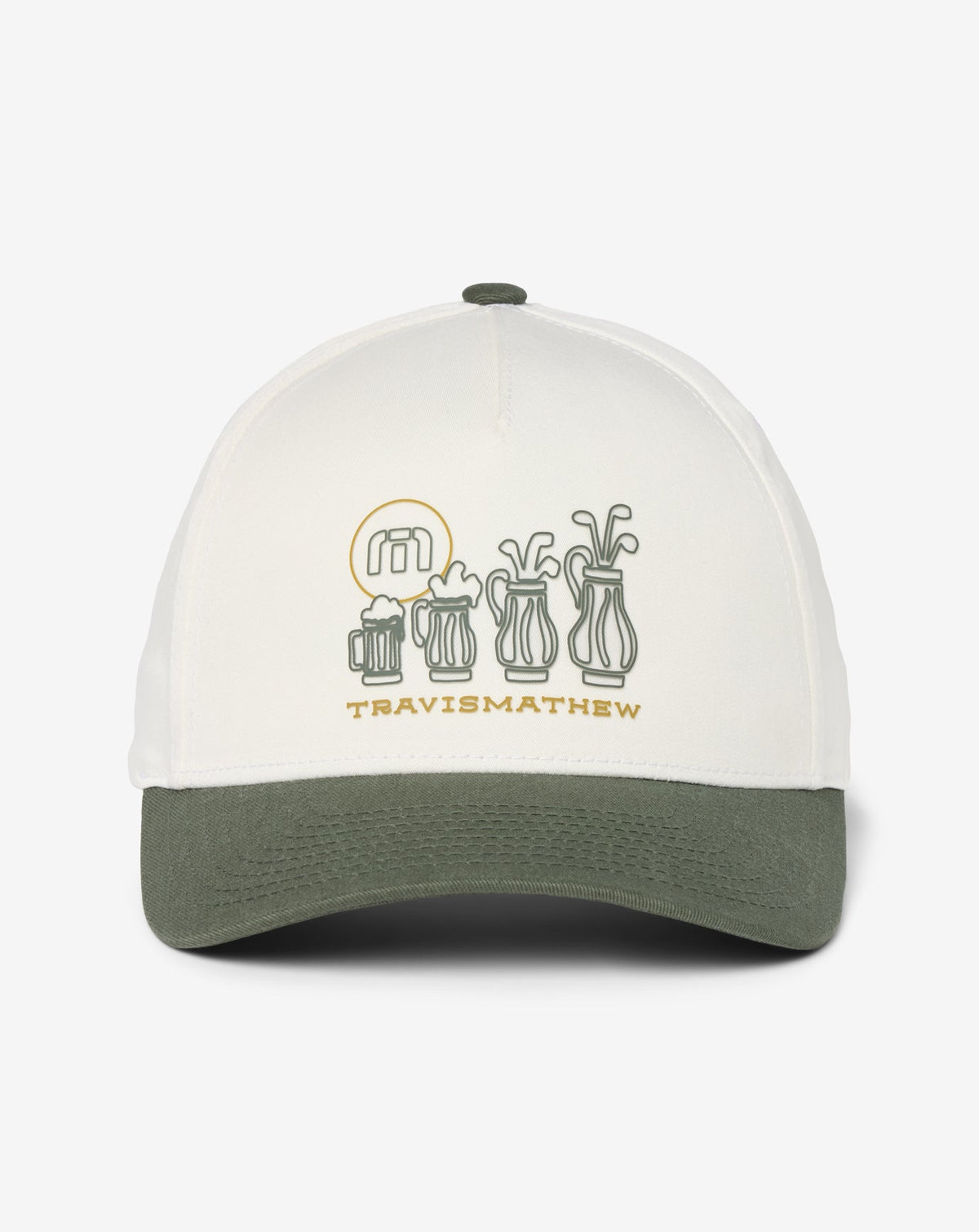 Beerly Beloved 2.0 Snapback Hat Off-White | Travis Mathew