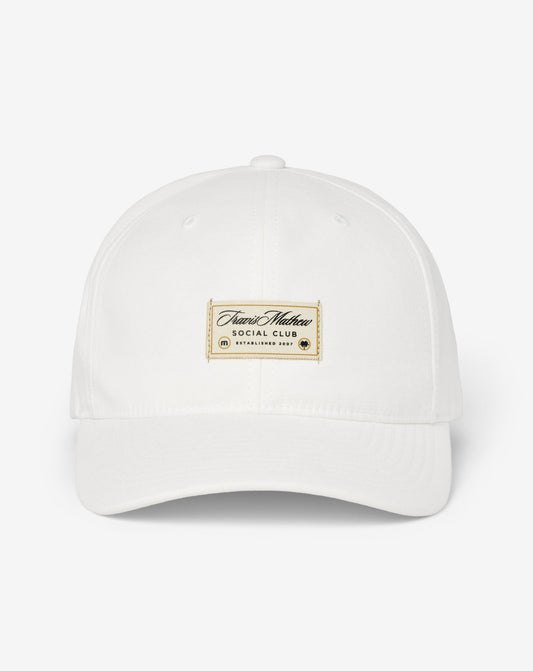 TM Social Club Snapback Hat White | Travis Mathew
