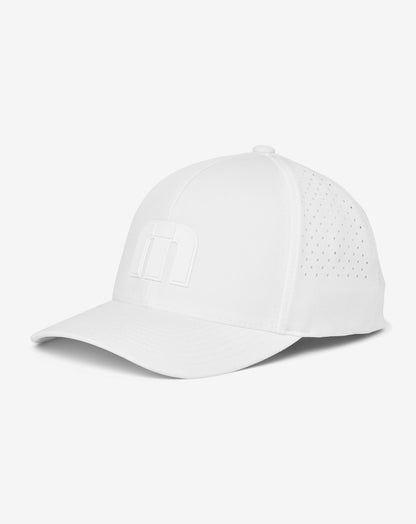 Bahamas Tech Snapback Hat White | Travis Mathew