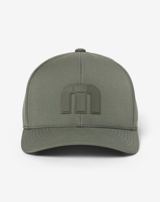 Bahamas Tech Snapback Hat Dark Olive | Travis Mathew