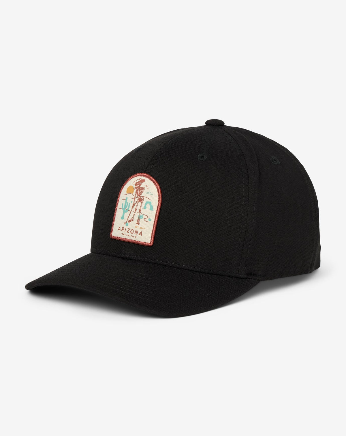 Sunglasses Inside Snapback Hat Black | Travis Mathew