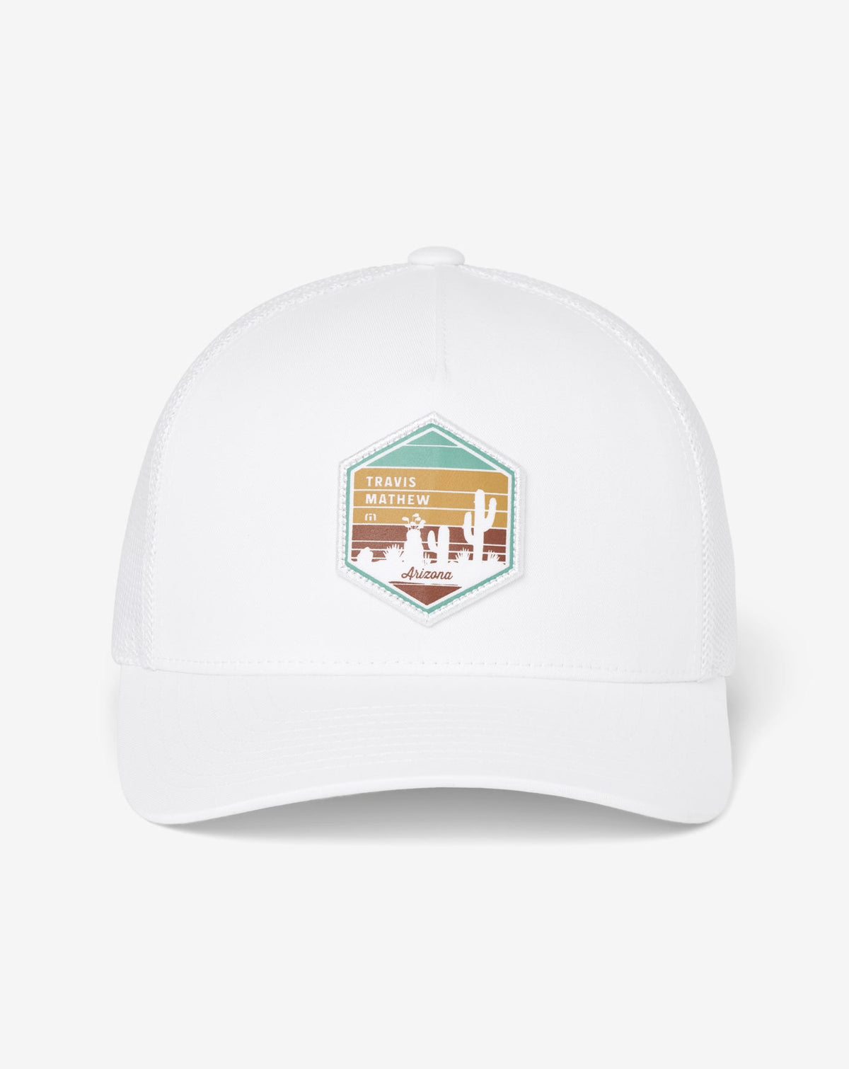 High Desert Horizon Snapback Hat White | Travis Mathew