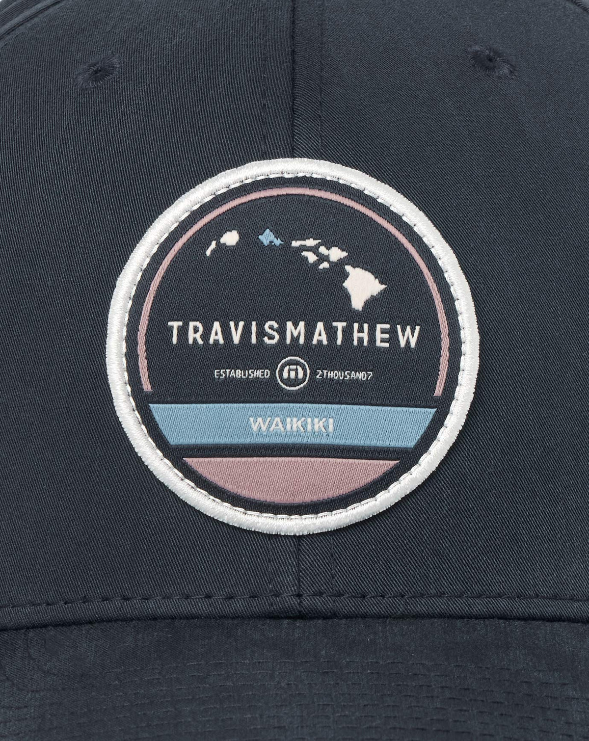 The Forbidden Isle 3.0 Waikiki Snapback Hat Total Eclipse | Travis Mathew