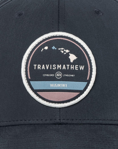 The Forbidden Isle 3.0 Waikiki Snapback Hat Total Eclipse | Travis Mathew