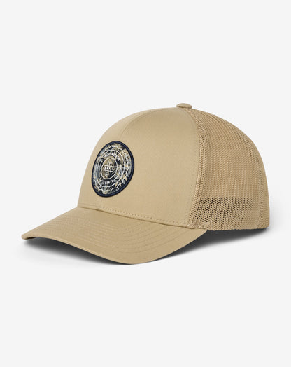 The Patch Floral Snapback Hat Weathered Teak | Travis Mathew