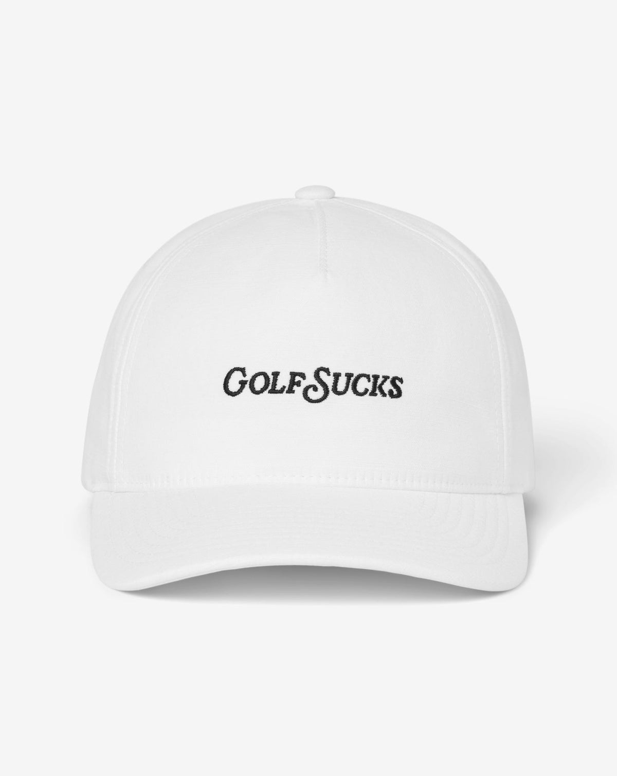 Golf Sucks Snapback Hat White | Travis Mathew