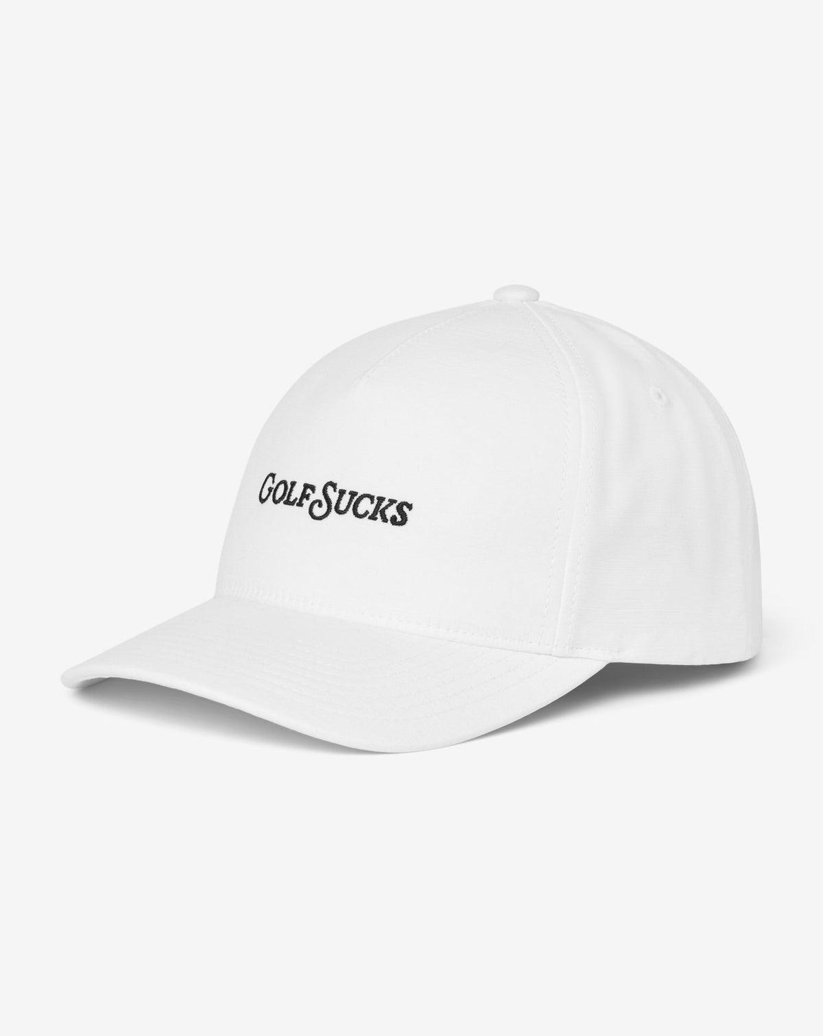 Golf Sucks Snapback Hat White | Travis Mathew