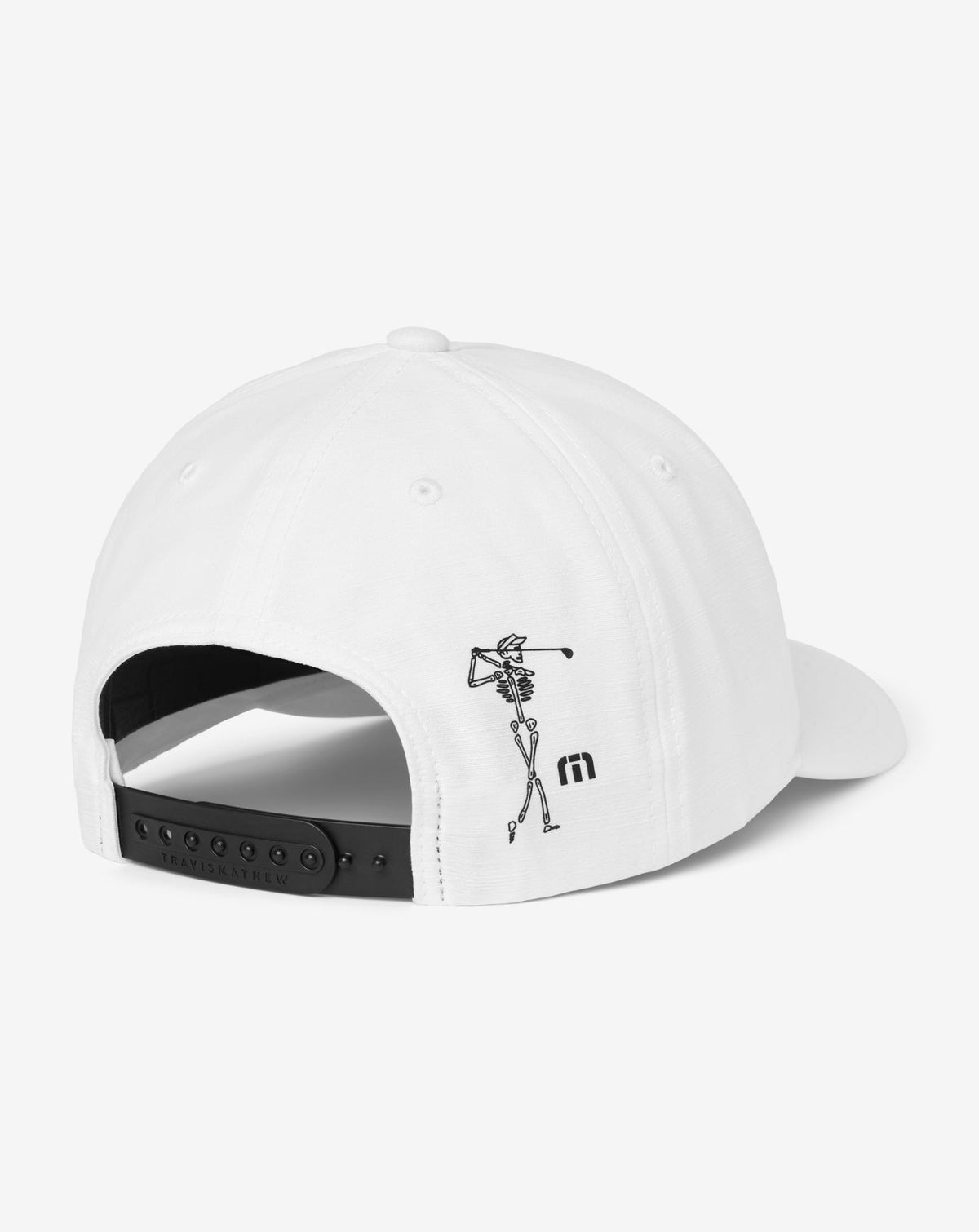Golf Sucks Snapback Hat White | Travis Mathew