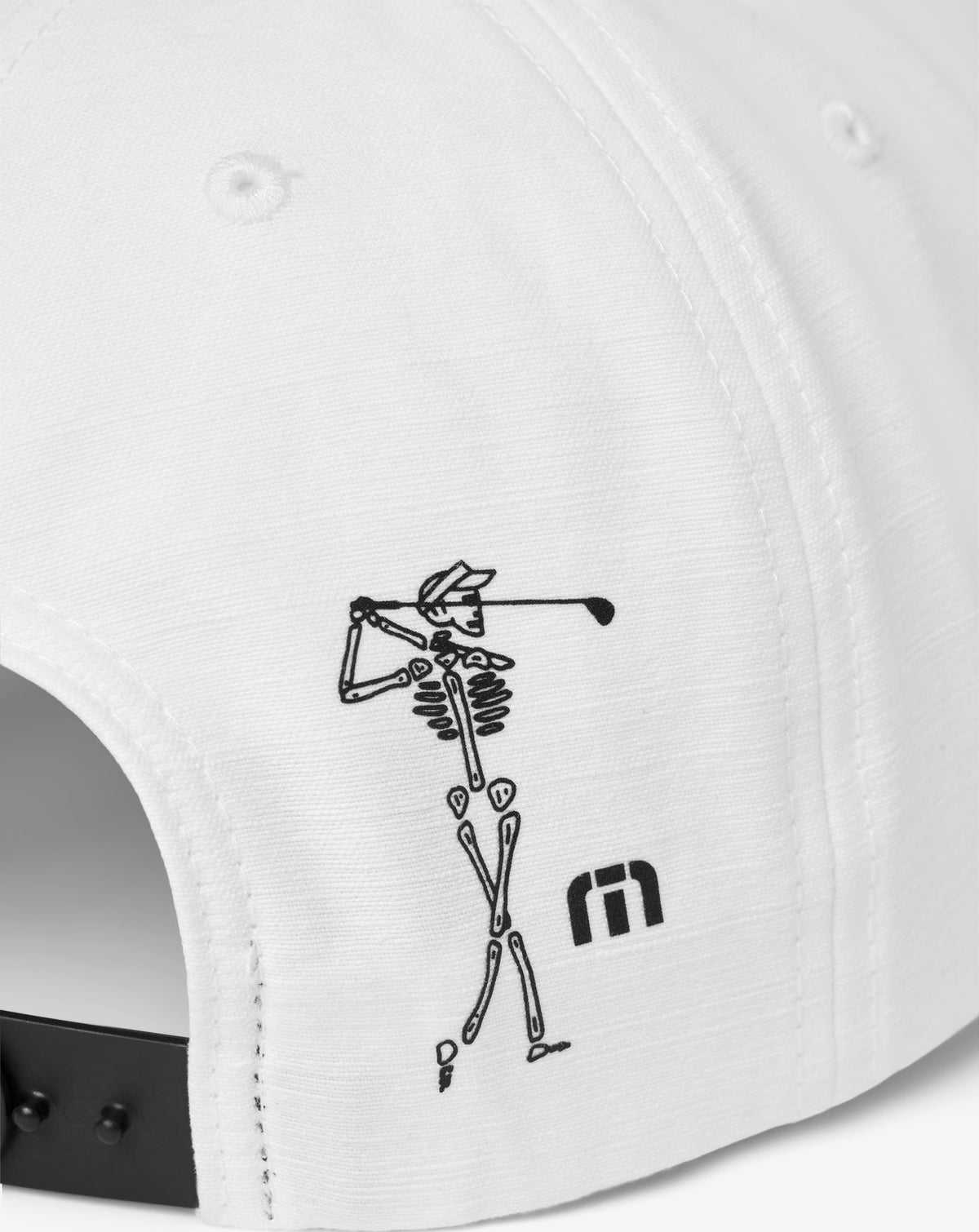 Golf Sucks Snapback Hat White | Travis Mathew