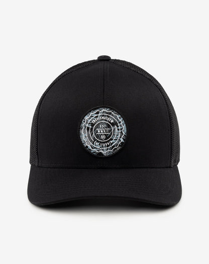 The Patch Floral Snapback Hat Black | Travis Mathew