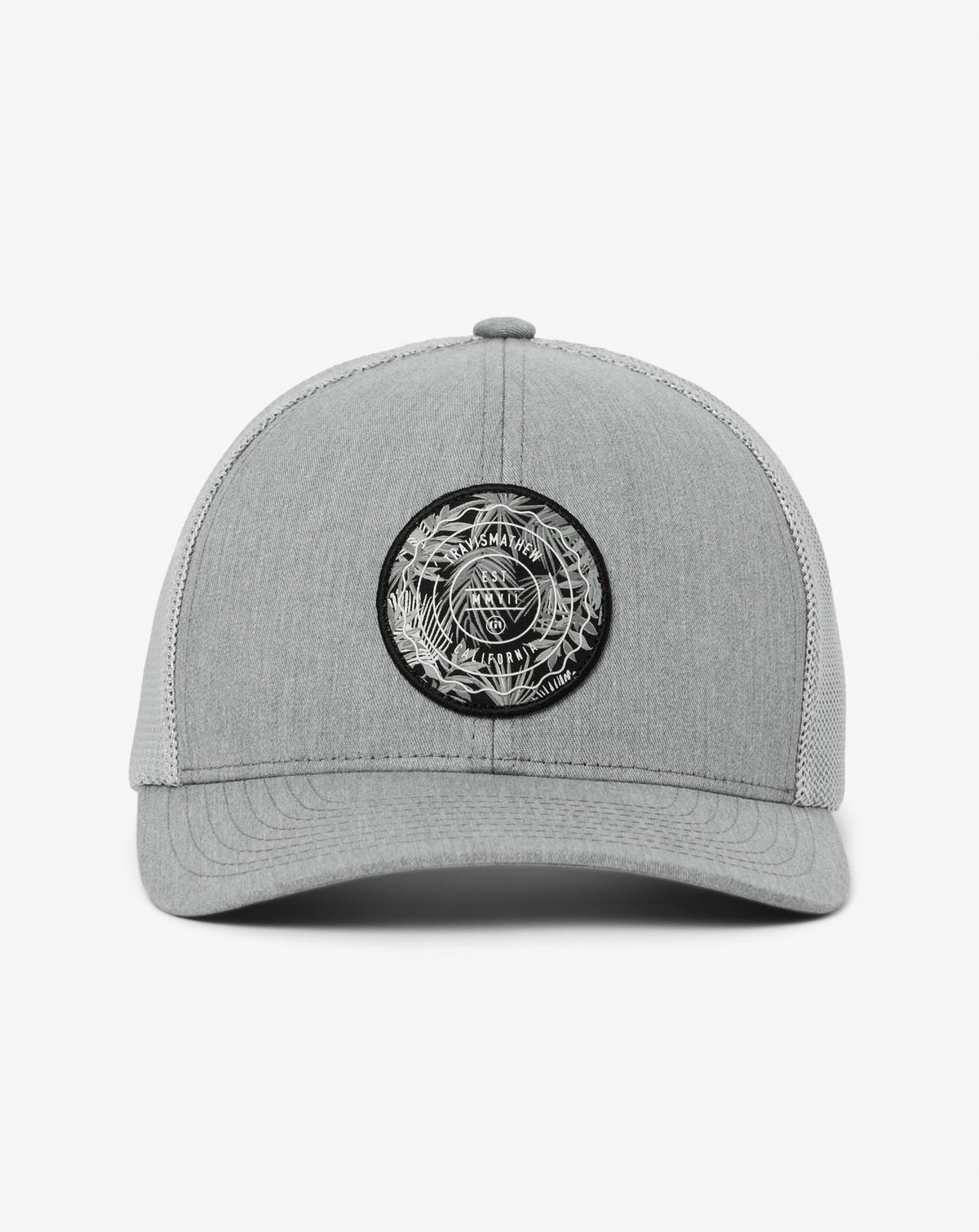 The Patch Floral Snapback Hat Heather Grey | Travis Mathew