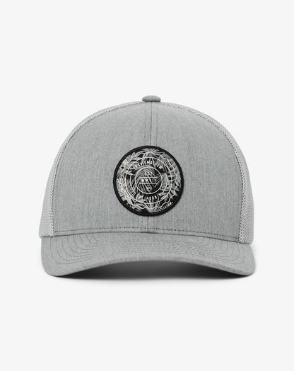The Patch Floral Snapback Hat Heather Grey | Travis Mathew