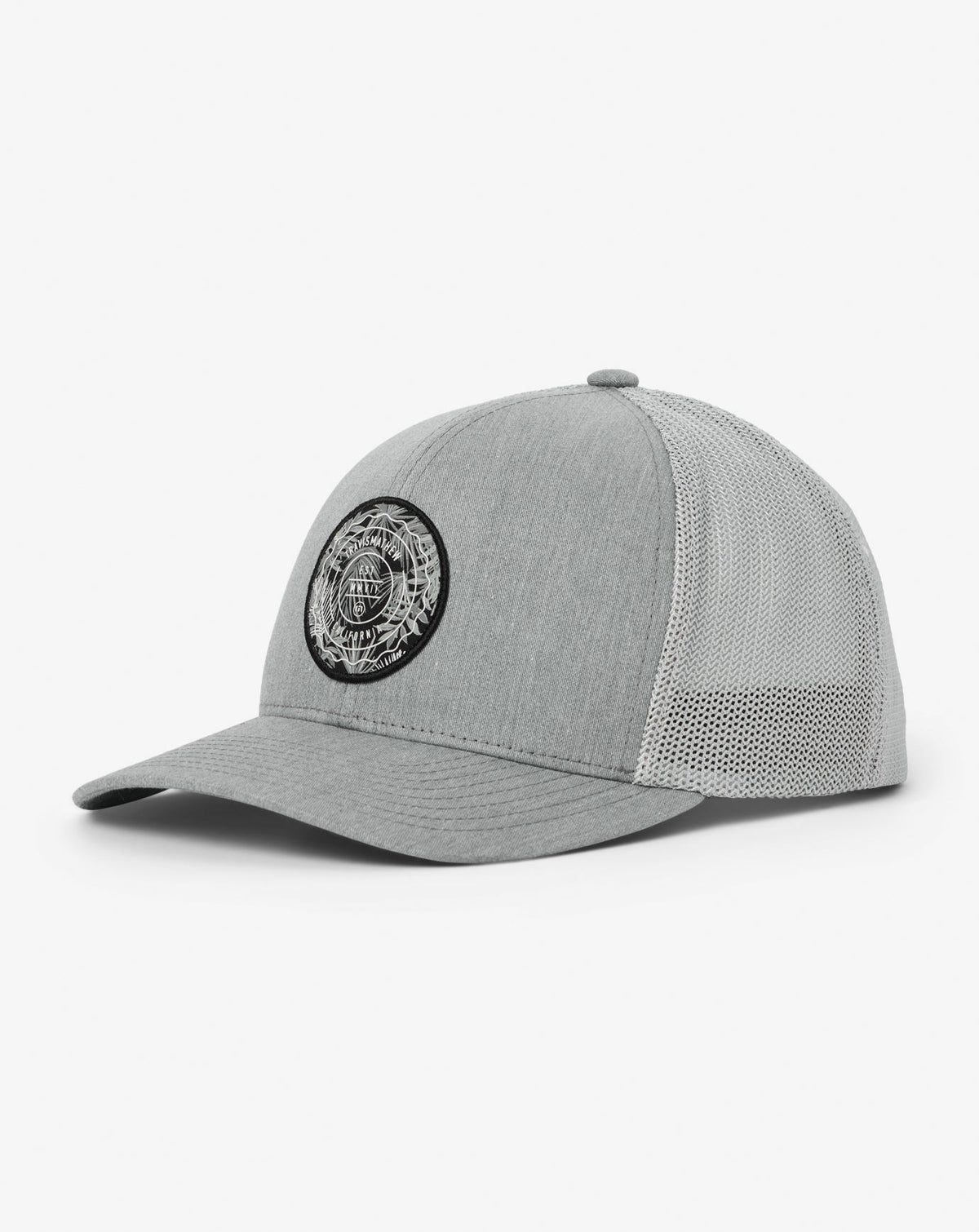 The Patch Floral Snapback Hat Heather Grey | Travis Mathew