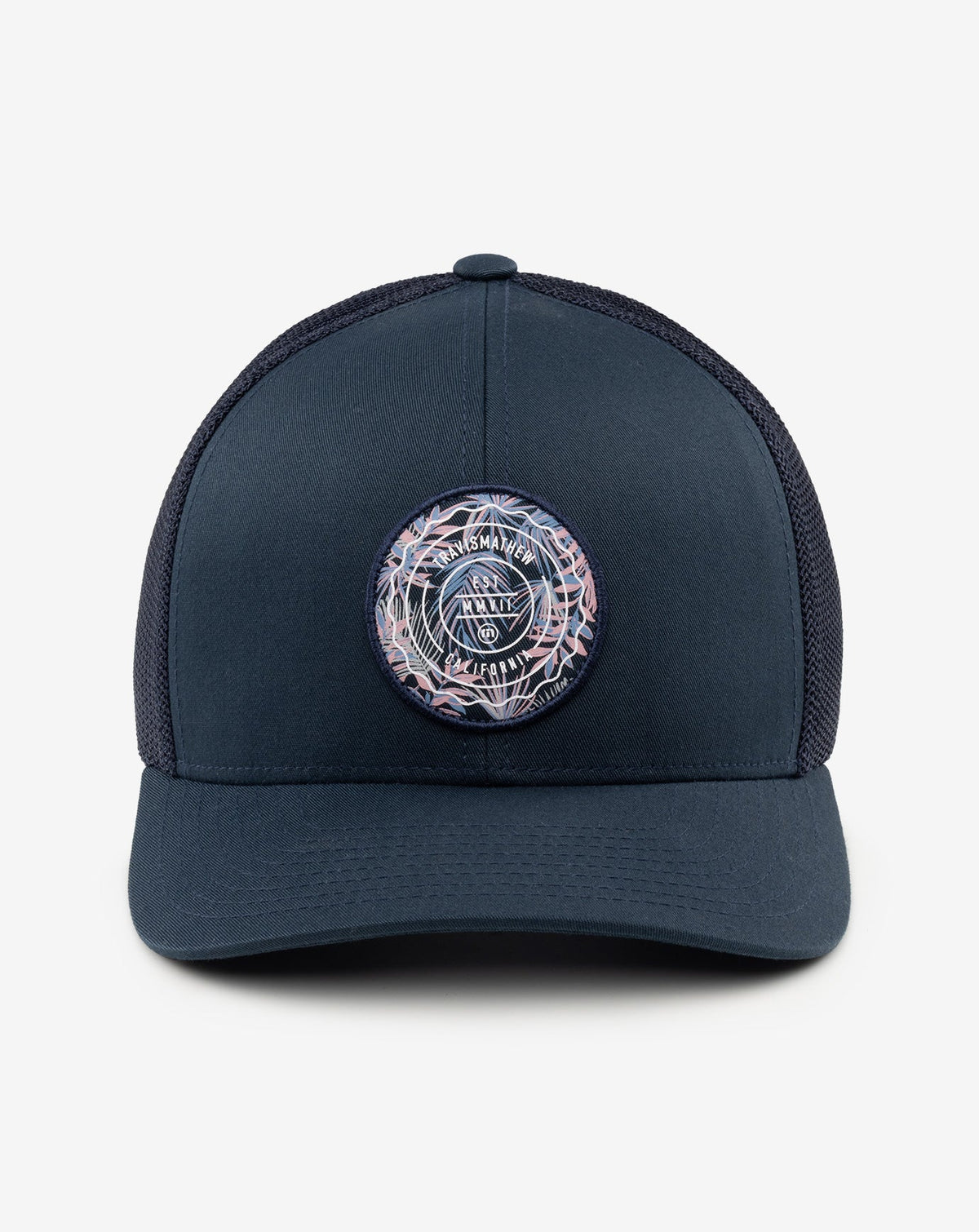 The Patch Floral Snapback Hat Blue Nights | Travis Mathew