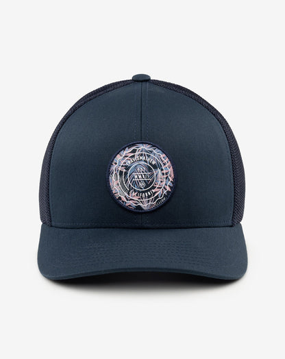 The Patch Floral Snapback Hat Blue Nights | Travis Mathew