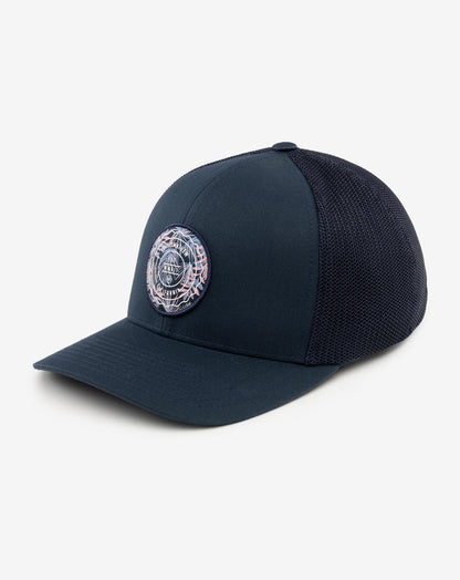 The Patch Floral Snapback Hat Blue Nights | Travis Mathew