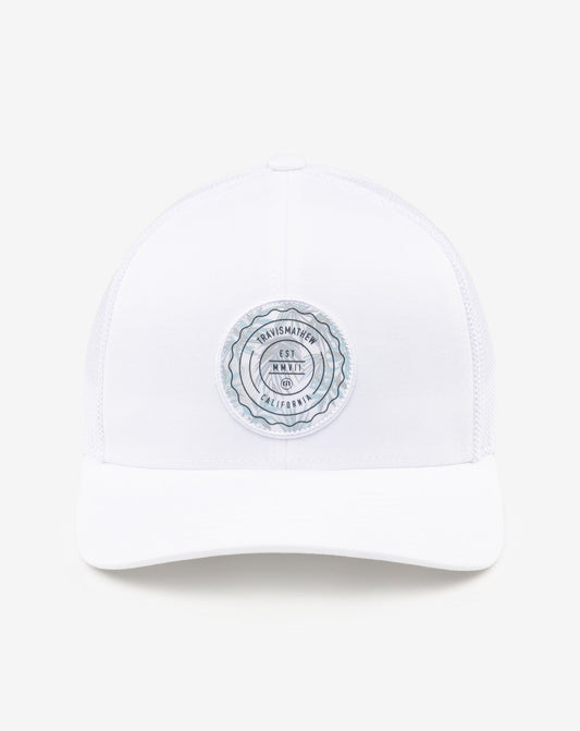 The Patch Floral Snapback Hat White | Travis Mathew