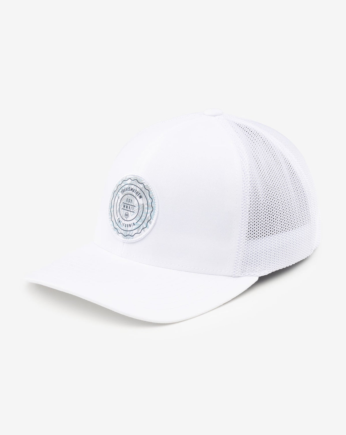 The Patch Floral Snapback Hat White | Travis Mathew