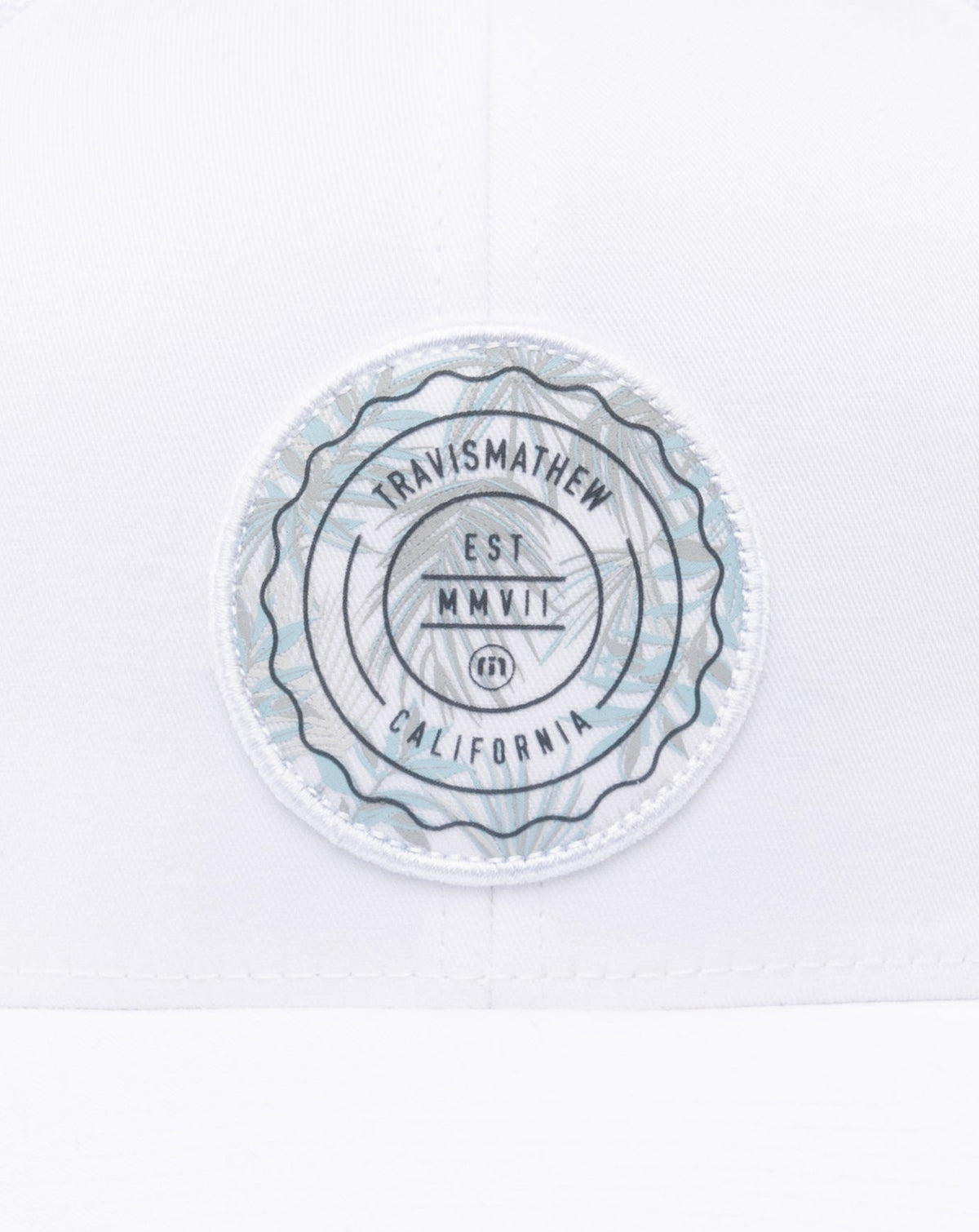 The Patch Floral Snapback Hat White | Travis Mathew