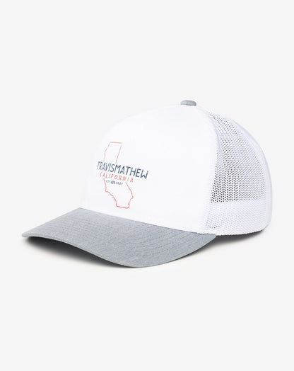 Almost Weather Snapback Hat White | Travis Mathew