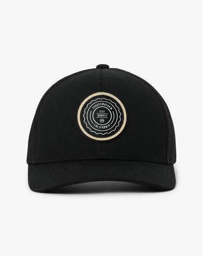 The Patch Snapback Hat Black/Tan | Travis Mathew