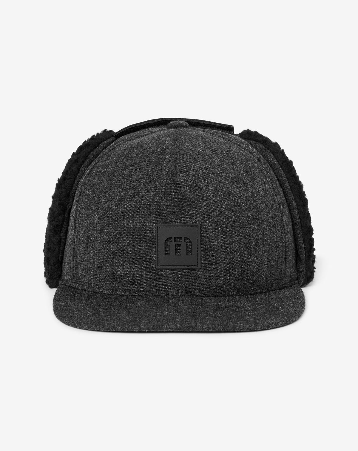 Snowdrift Snapback Hat Heather Black | Travis Mathew