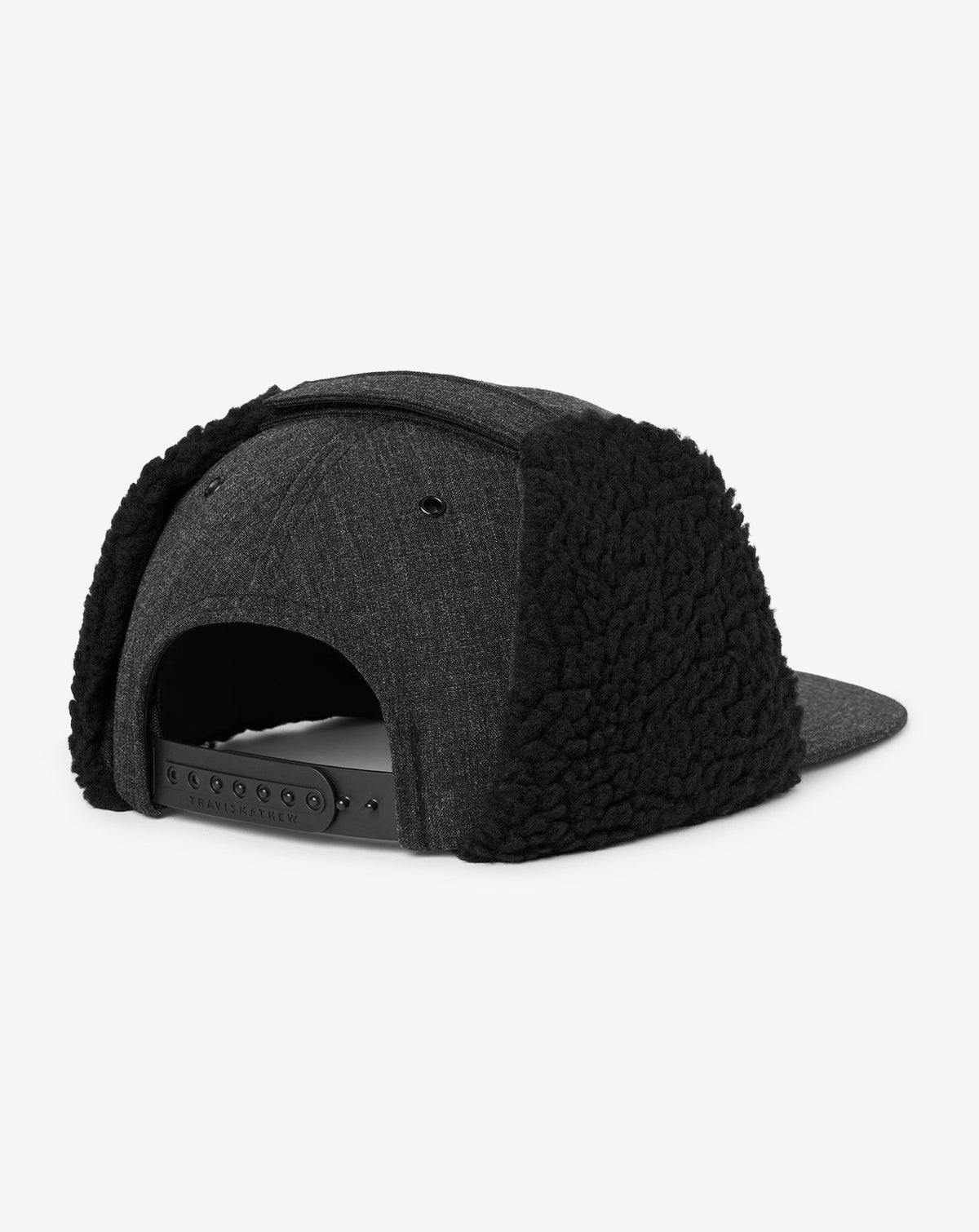 Snowdrift Snapback Hat Heather Black | Travis Mathew