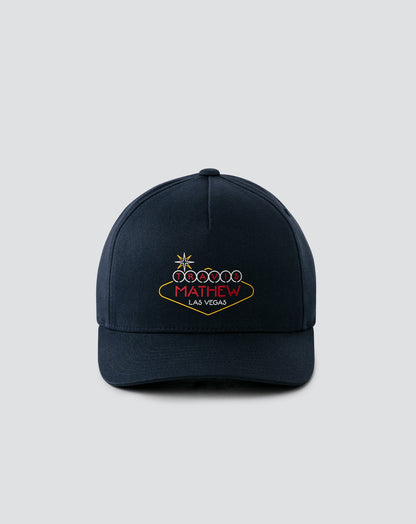 Neon Magic Snapback Hat Dark Blue | Travis Mathew
