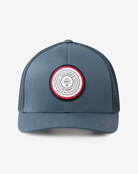 The Patch Snapback Hat Dark Blue | Travis Mathew