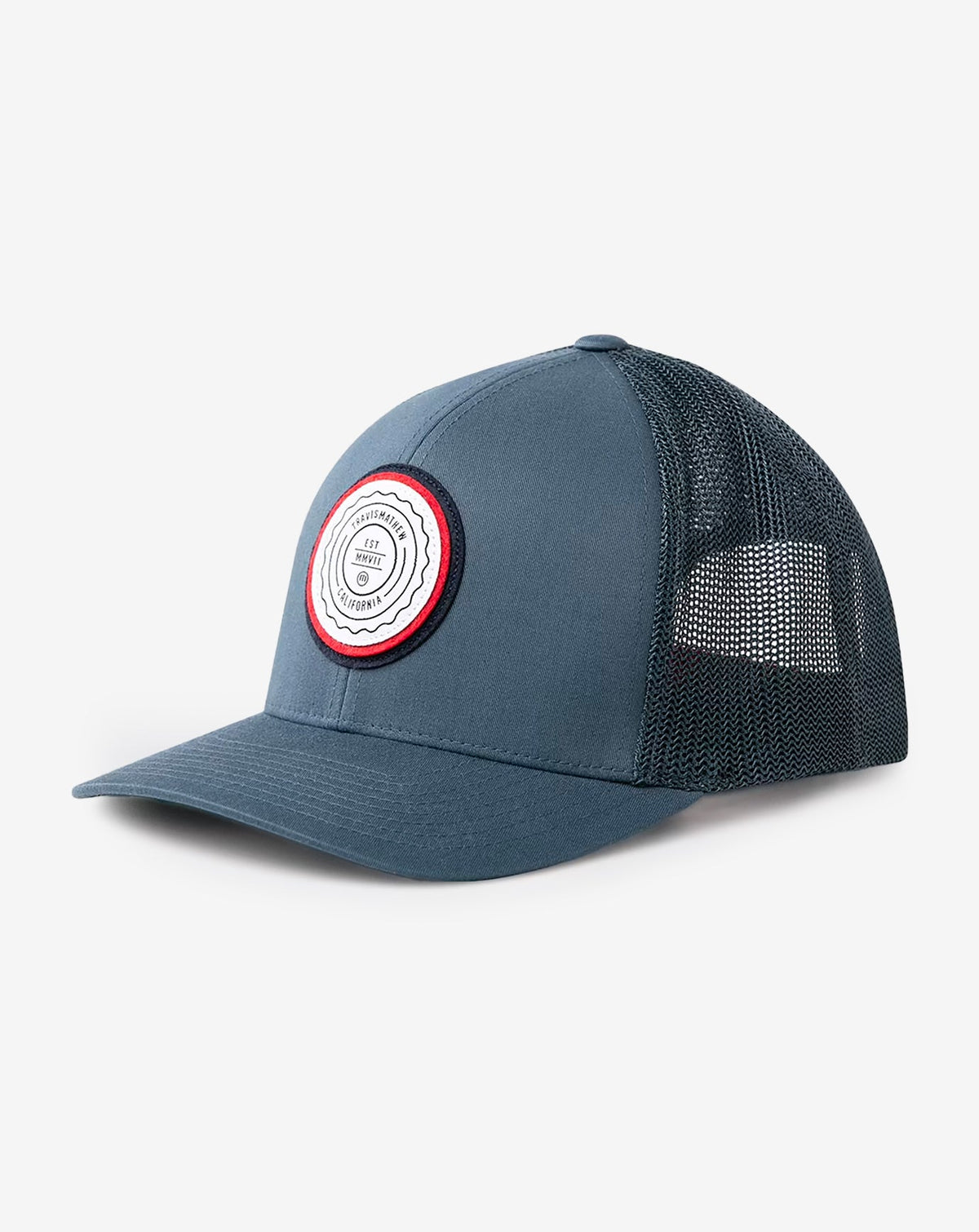 The Patch Snapback Hat Dark Blue | Travis Mathew