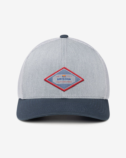 Bellville Az Snapback Hat Heather Grey | Travis Mathew