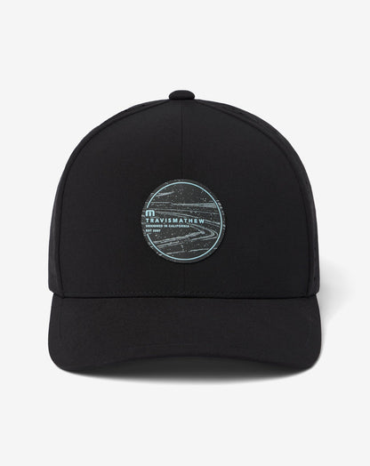 Long Journey Snapback Hat Black | Travis Mathew