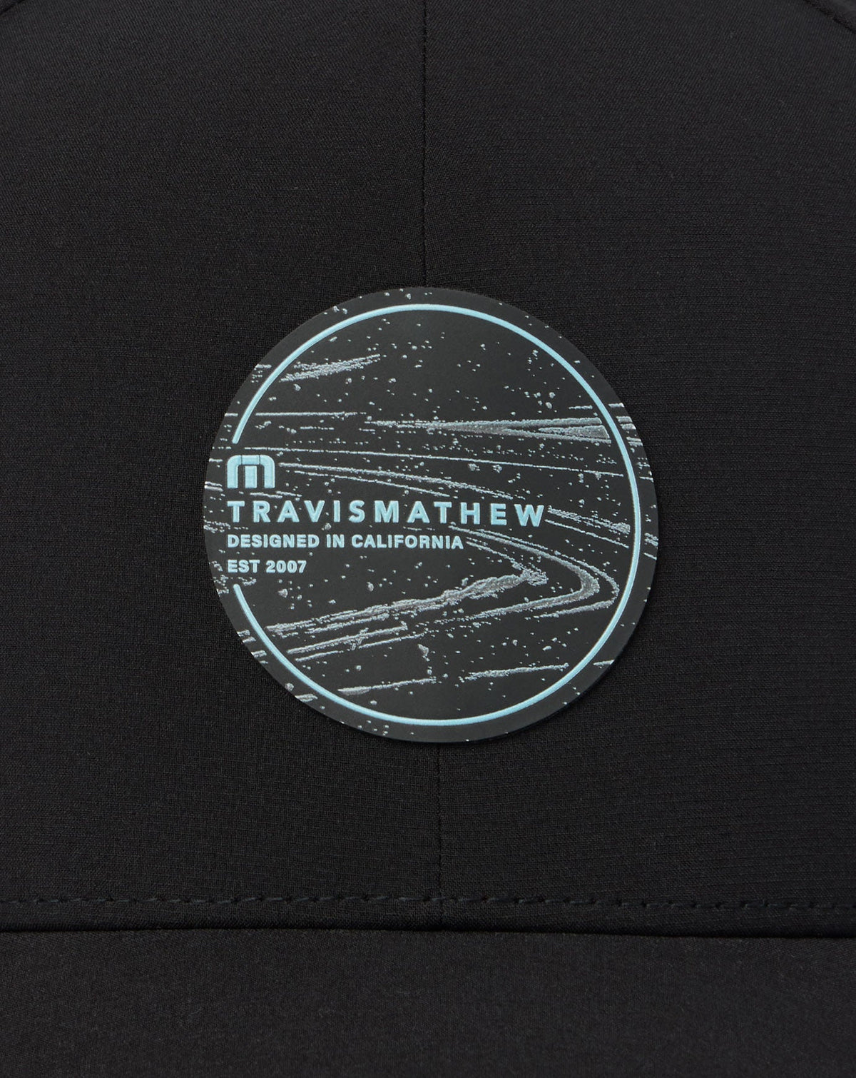 Long Journey Snapback Hat Black | Travis Mathew