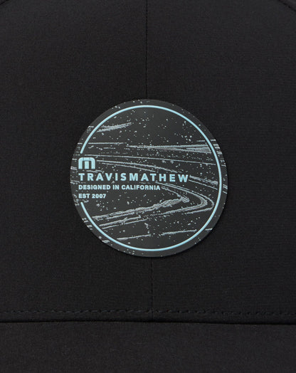 Long Journey Snapback Hat Black | Travis Mathew