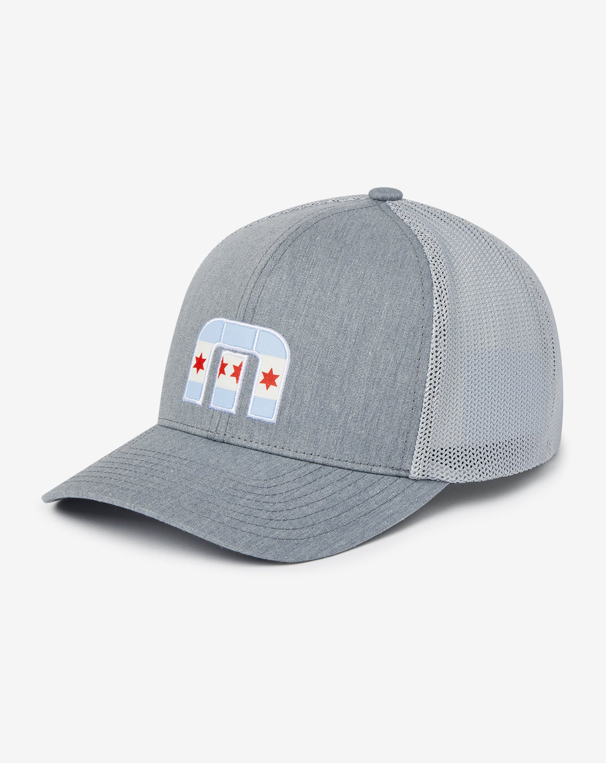 Michigan Ave 2.0 Snapback Hat Heather Grey | Travis Mathew
