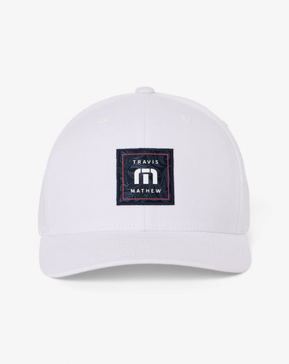 Final Boarding Snapback Hat White | Travis Mathew