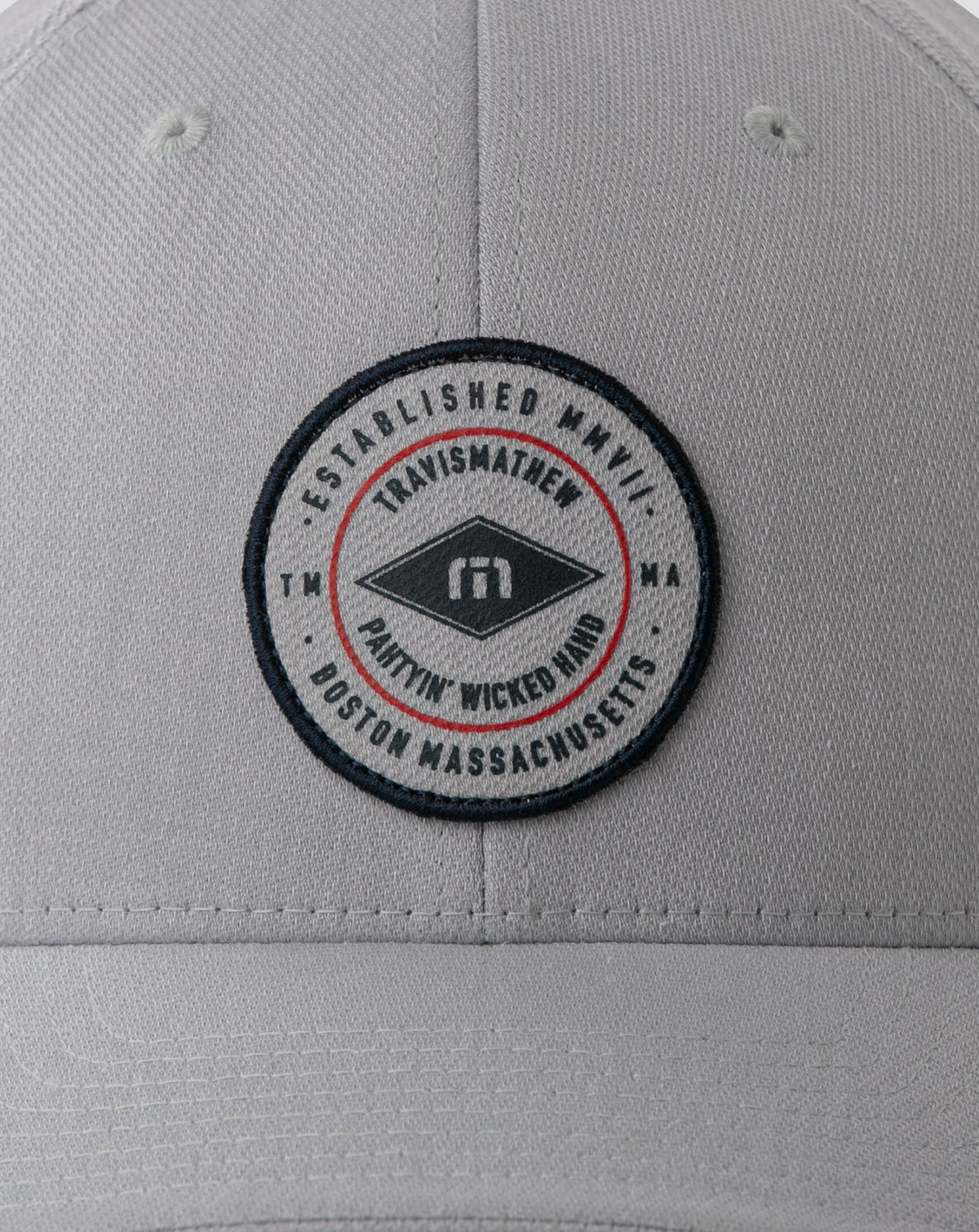 Back Bay Snapback Hat Heather Quiet Shade | Travis Mathew