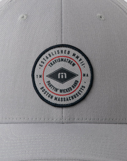 Back Bay Snapback Hat Heather Quiet Shade | Travis Mathew