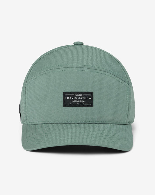Wanderlust Snapback Hat Balsam Green | Travis Mathew