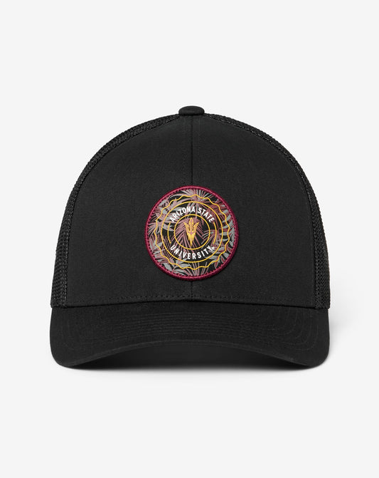 ASU Spirit And Tradition Snapback Hat Black | Travis Mathew