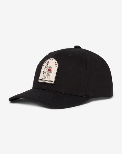Bonfire Nights Snapback Hat Black | Travis Mathew