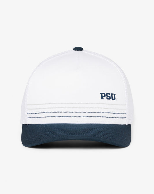 PSU Drum Major Snapback Hat White | Travis Mathew