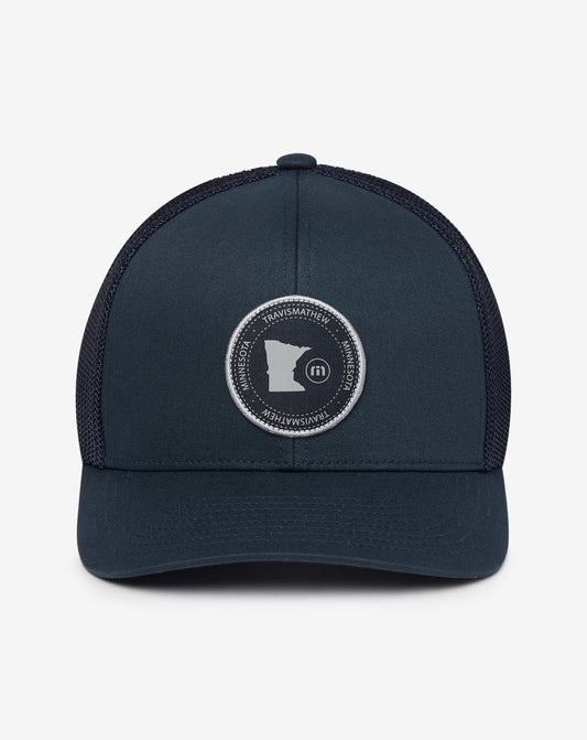 Oh For Sure 2.0 Snapback Hat Navy | Travis Mathew