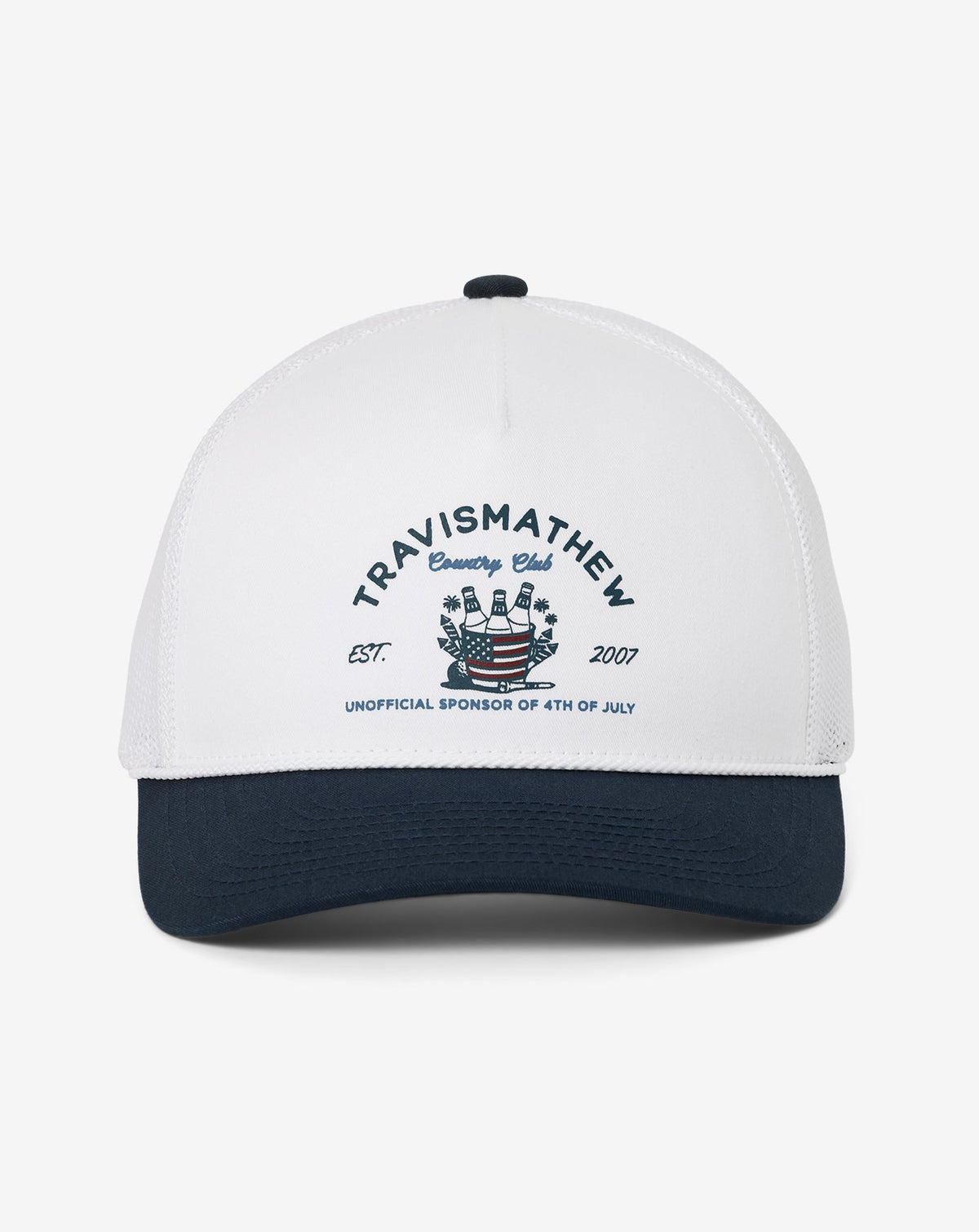 Firecracker Fiesta Snapback Hat White | Travis Mathew