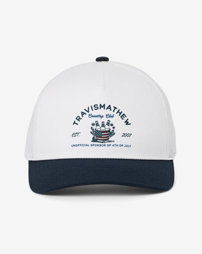 Firecracker Fiesta Snapback Hat White | Travis Mathew