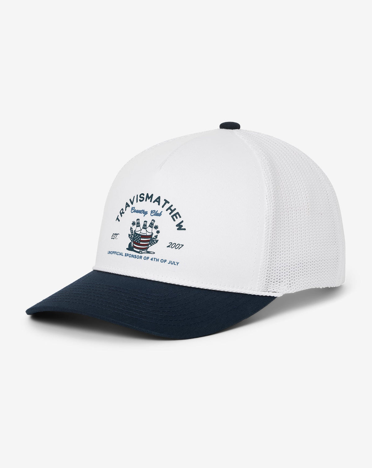Firecracker Fiesta Snapback Hat White | Travis Mathew