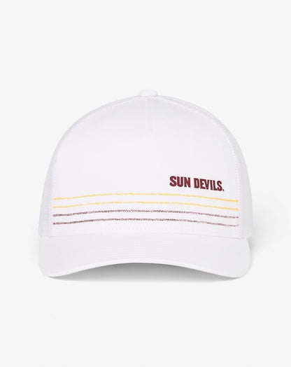 ASU Drum Major Snapback Hat White | Travis Mathew