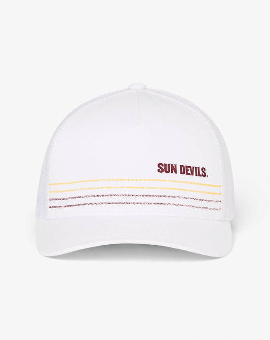 ASU Drum Major Snapback Hat White | Travis Mathew