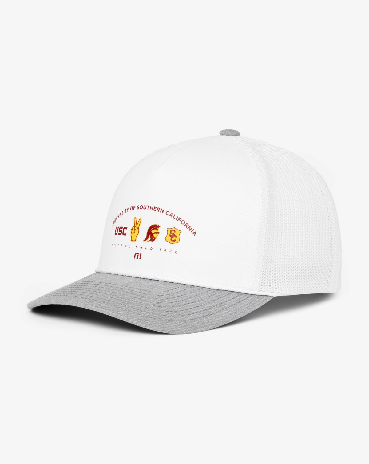 USC Defensive Line Snapback Hat White | Travis Mathew