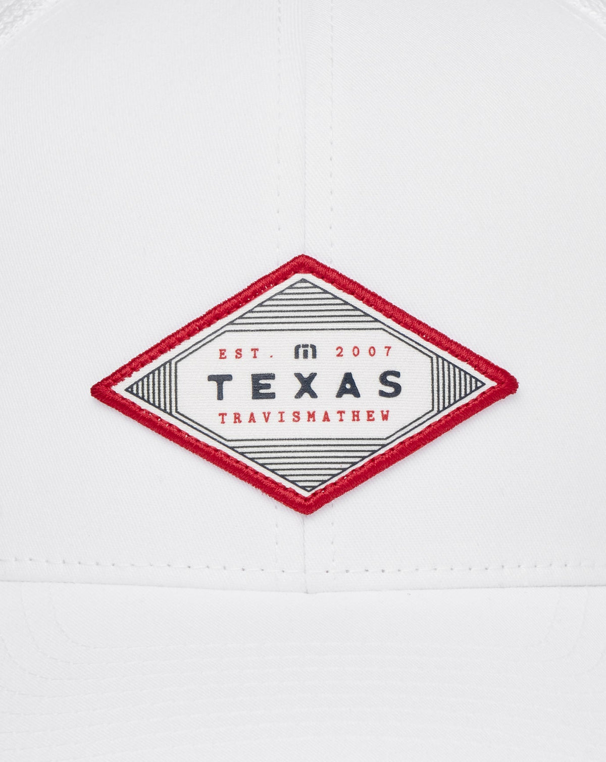 Bellville Tx 2.0 Snapback Hat White | Travis Mathew